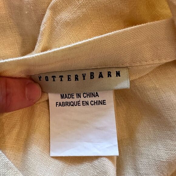 Pottery Barn Jocelyn Bird Lemon Duvet Cover Twin 1 Euro Sham Botanical 3pc Rare - Picture 3 of 7